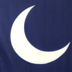 Closeup of SC flag - crescent moon