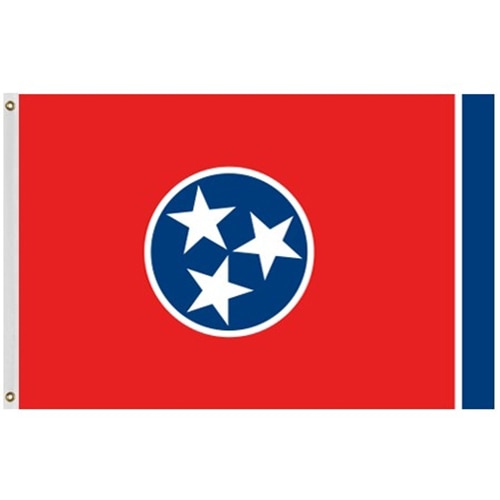 Outdoor Tennessee Flags