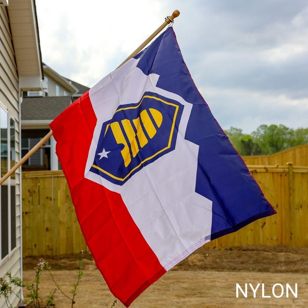 Outdoor Utah flag on pole