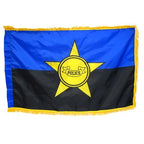 police flag blue yellow black