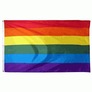 rainbow pride flag horizontal