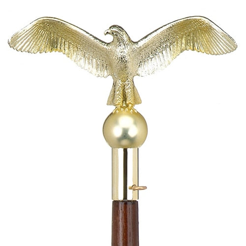 gold eagle topper on cane