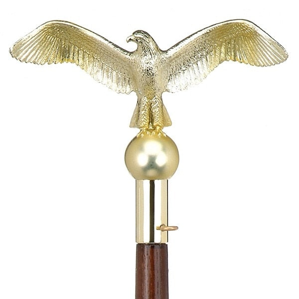 gold eagle top cane handle