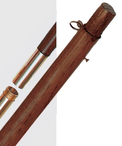 8' or 9' oak jointed flagpole