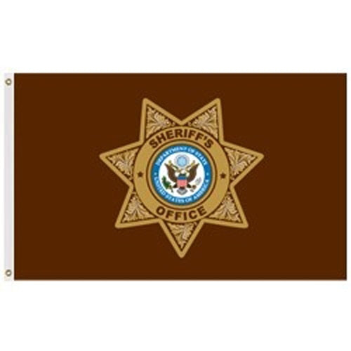 sheriffs office flag badge logo