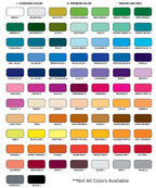 Solid Color Swatch Chart