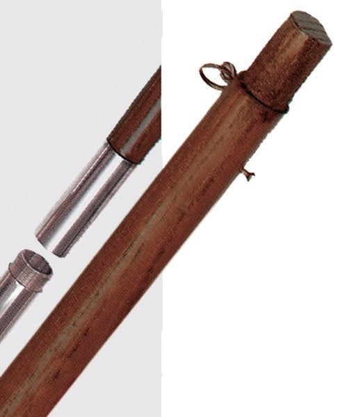 solid oak poles