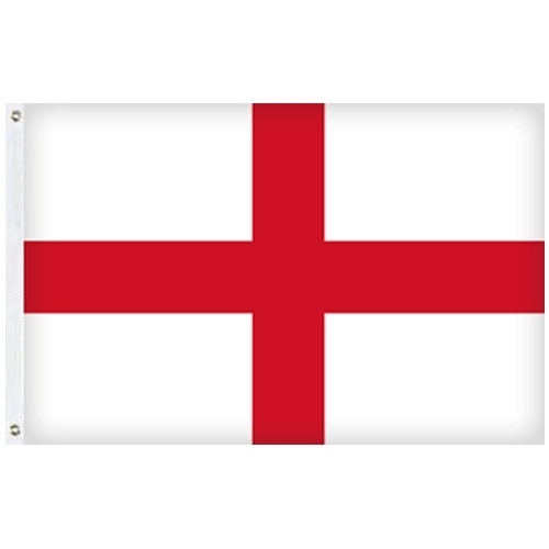 England flag with red cross