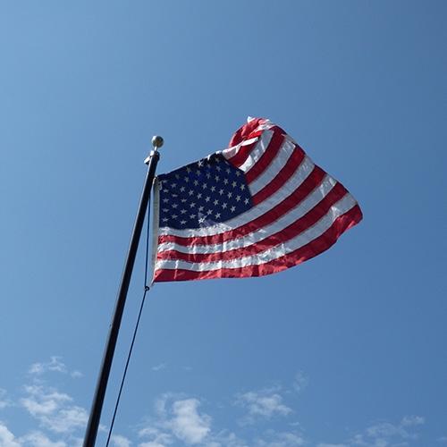18 Ft. Steel Flagpole with US Flag