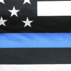 Thin Blue Line Flag Close-Up