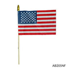 4" x 6" Mini U.S. Flag (no stitches)