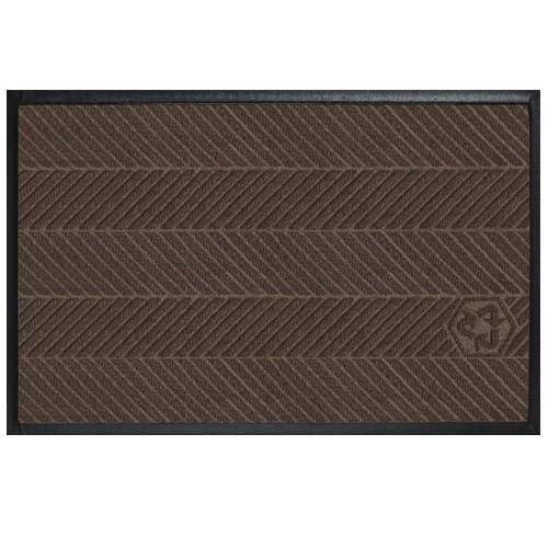brown rubber mat with pattern