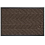 brown rubber mat with pattern