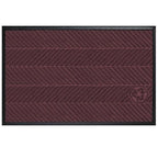 red rubber doormat with pattern