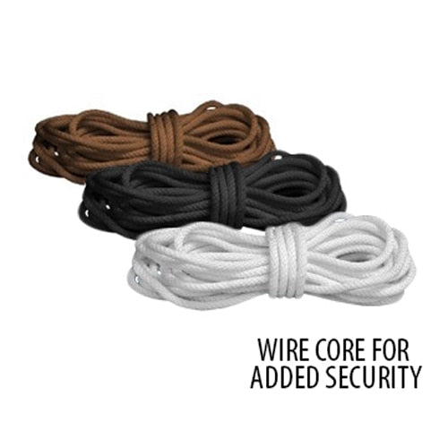 Wire core rope for added security