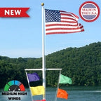 Yardarm Flagpole Made in the U.S.A