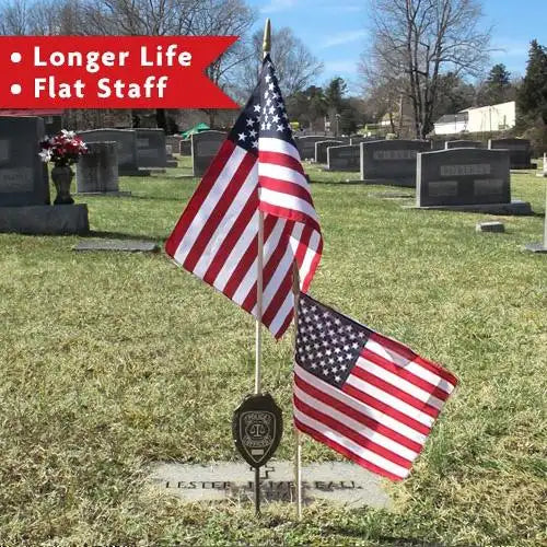 U.S. Cemetery Flags