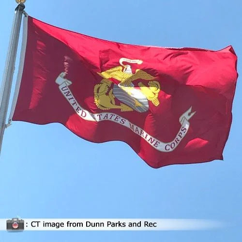 Outdoor Marine Corps Flag
